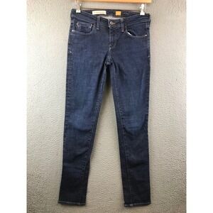 Pilcro and the Letterpress Dark Wash Denim Skinny Jeans Women's Size 28